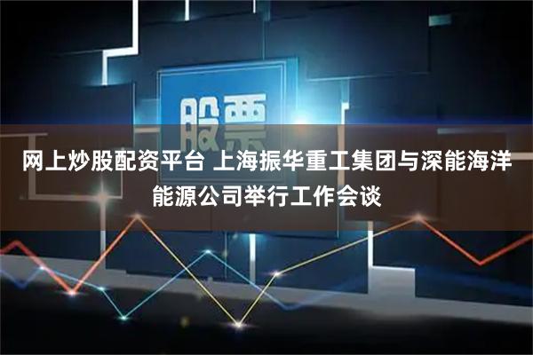 网上炒股配资平台 上海振华重工集团与深能海洋能源公司举行工作会谈